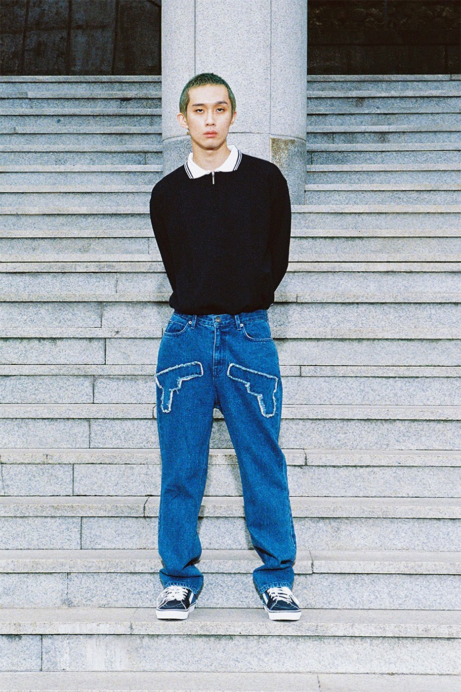 AJOBYAJO SS22 Collection Boys Can Cry Lookbook Release Info Buy Price South Korea T-shirts Shirts Check Stripes Denim Suits Backpack Headband Robot