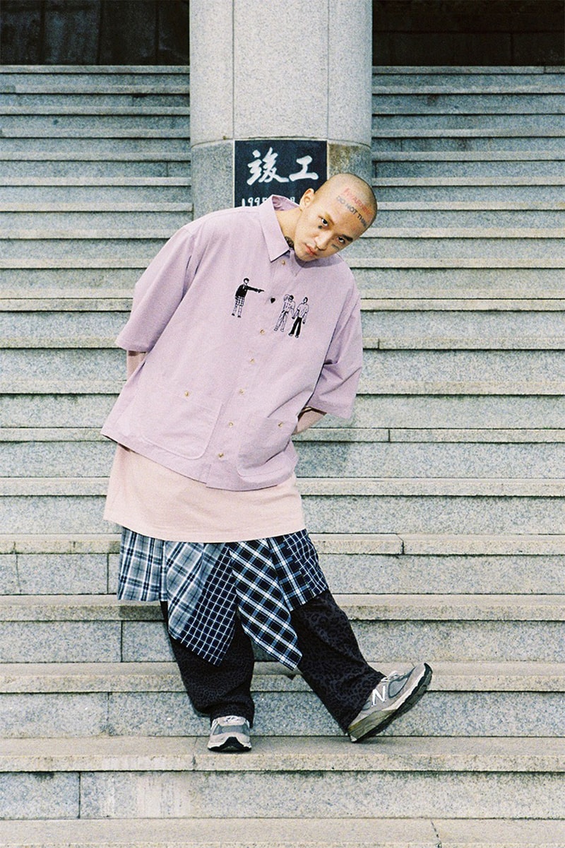 AJOBYAJO SS22 Collection Boys Can Cry Lookbook Release Info Buy Price South Korea T-shirts Shirts Check Stripes Denim Suits Backpack Headband Robot