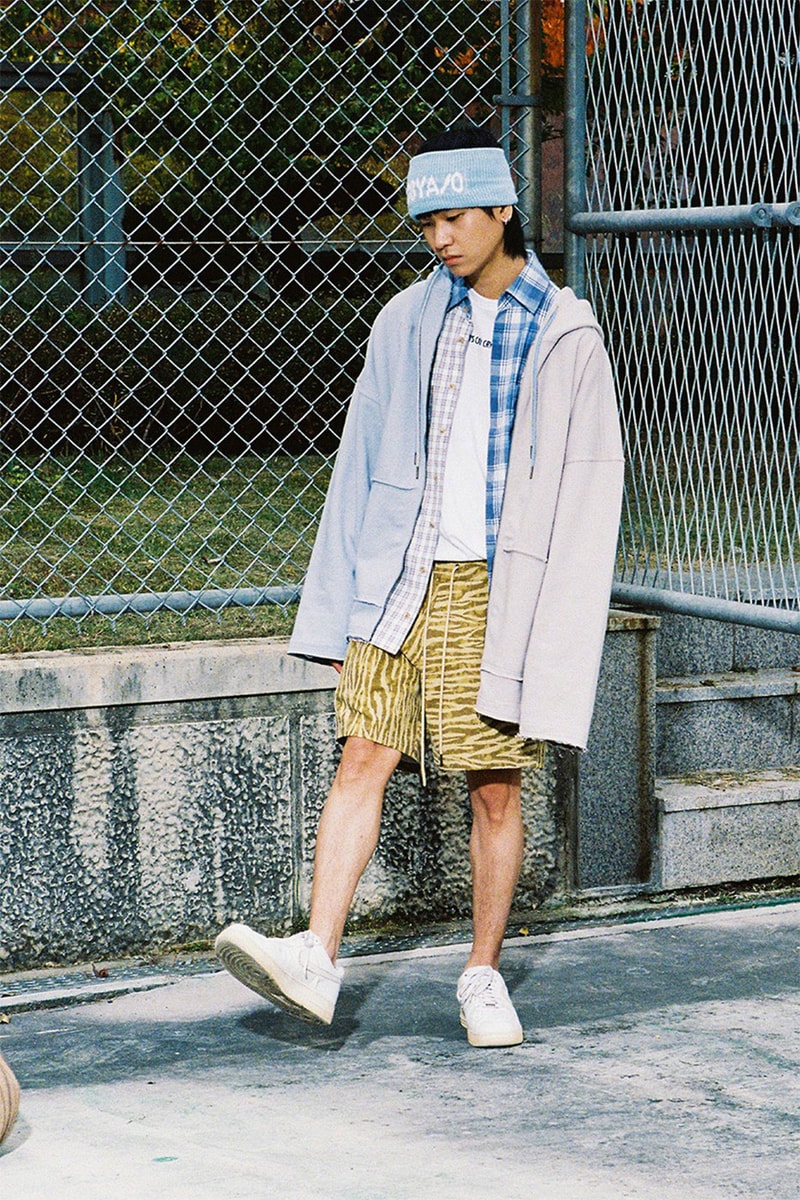 AJOBYAJO SS22 Collection Boys Can Cry Lookbook Release Info Buy Price South Korea T-shirts Shirts Check Stripes Denim Suits Backpack Headband Robot