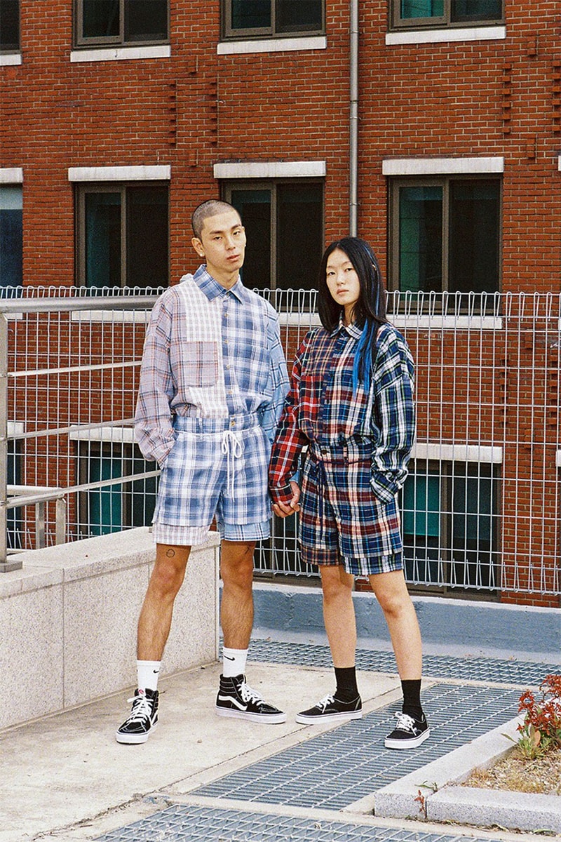 AJOBYAJO SS22 Collection Boys Can Cry Lookbook Release Info Buy Price South Korea T-shirts Shirts Check Stripes Denim Suits Backpack Headband Robot