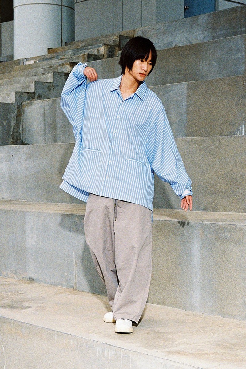 AJOBYAJO SS22 Collection Boys Can Cry Lookbook Release Info Buy Price South Korea T-shirts Shirts Check Stripes Denim Suits Backpack Headband Robot