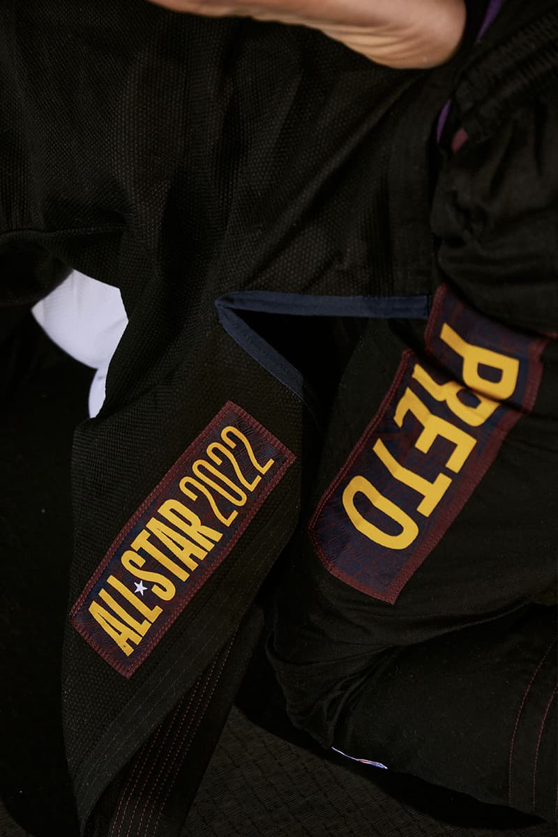 Albino Preto NBA all star weekend cleveland ohio kimono toughness hard work woven patches white black knapsack february 16 release info