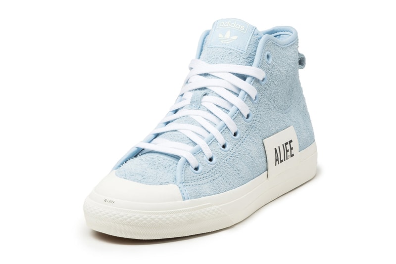 ALIFE x adidas Consortium Nizza Hi Cream White / Off White  Clear Sky / Off White Release Information GW5325 GX8140 Release Information
