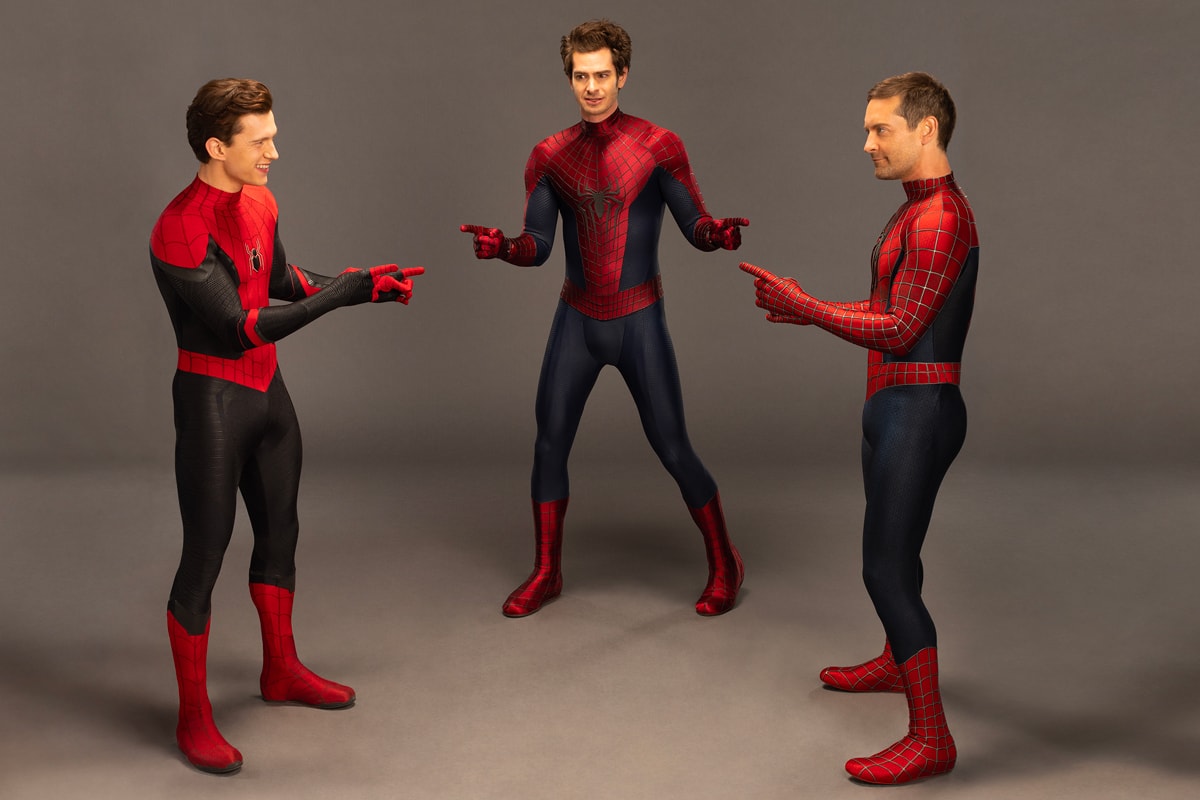 Andrew Garfield Explains Spider-Man no way home Pointing Meme tobey maguire tom holland