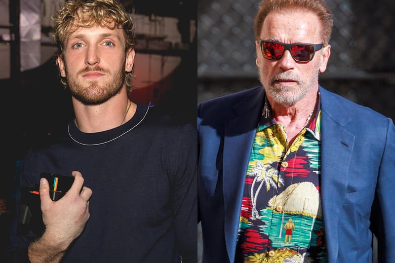  Arnold Schwarzenegger Logan Paul Slap Fighting Championship Launch Event Info Announcement Ohio