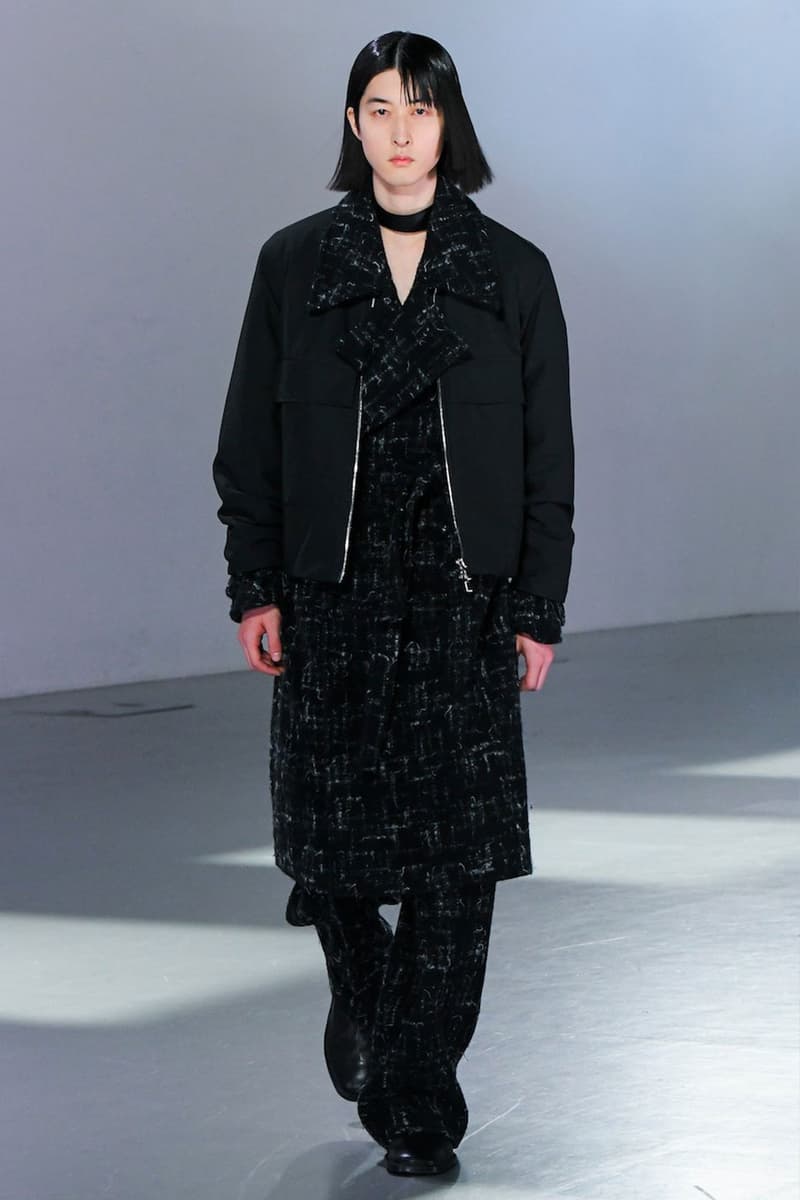 ATTACHMENT FW22 Tailoring runway collection japan  Mitsuki Enomoto robert ryman