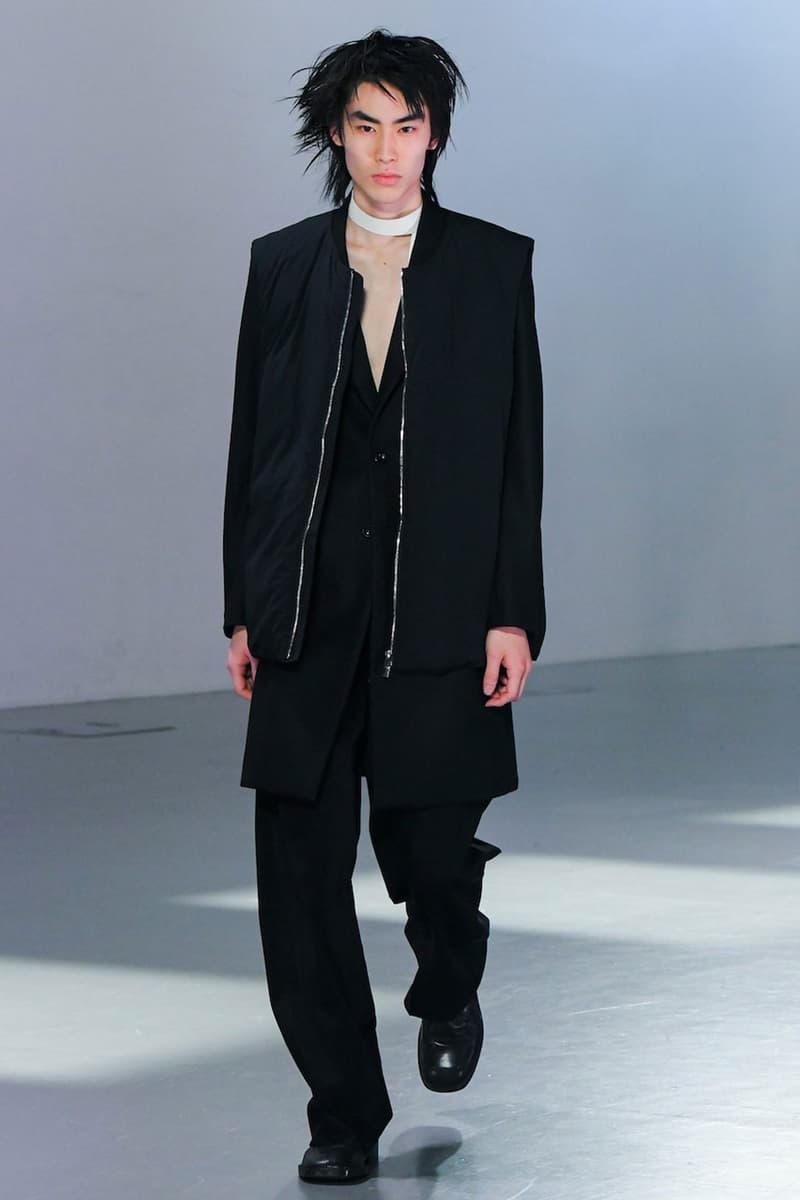 ATTACHMENT FW22 Tailoring runway collection japan  Mitsuki Enomoto robert ryman