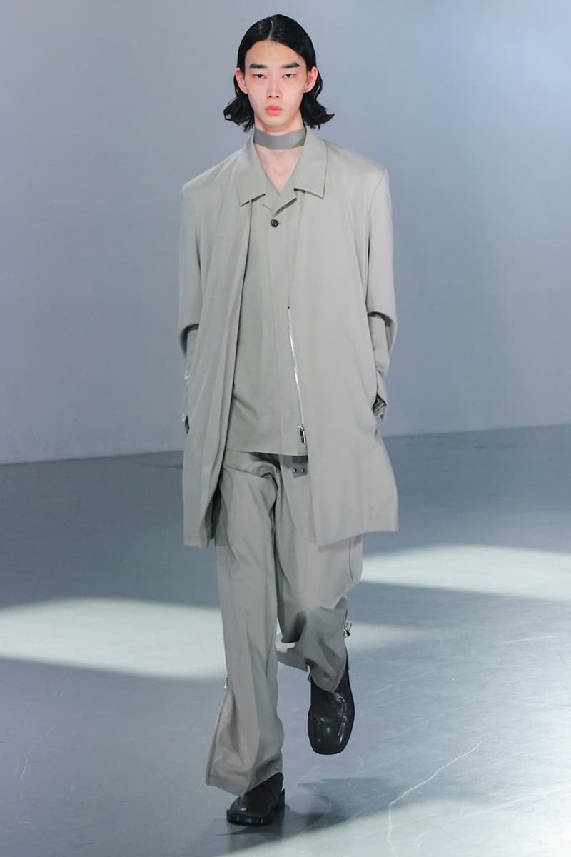 ATTACHMENT FW22 Tailoring runway collection japan  Mitsuki Enomoto robert ryman