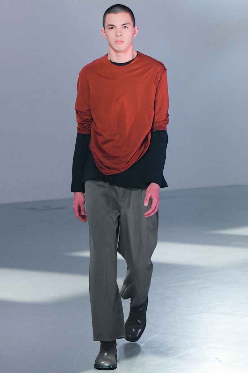 ATTACHMENT FW22 Tailoring runway collection japan  Mitsuki Enomoto robert ryman