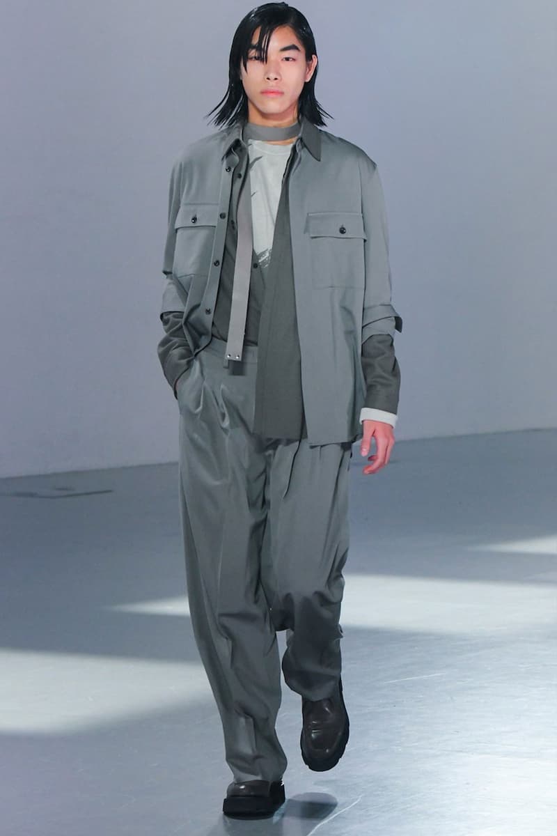 ATTACHMENT FW22 Tailoring runway collection japan  Mitsuki Enomoto robert ryman