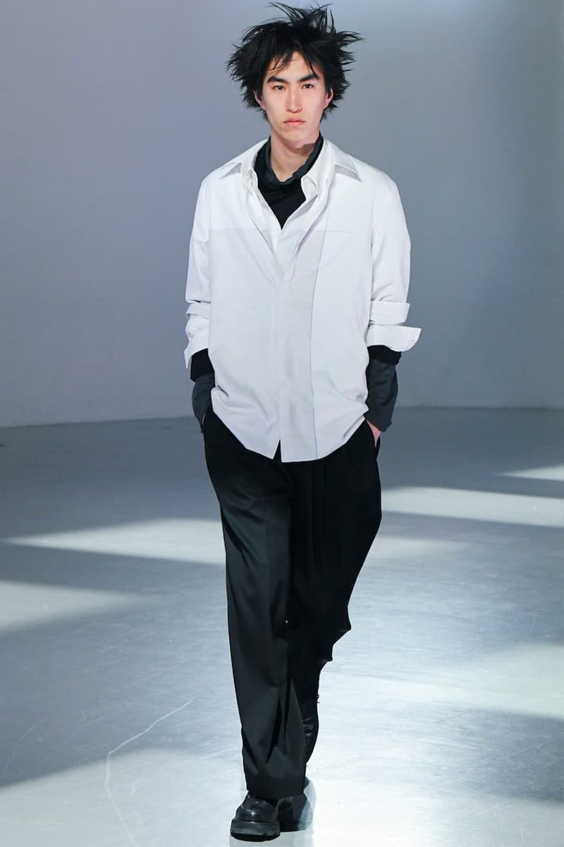 ATTACHMENT FW22 Tailoring runway collection japan  Mitsuki Enomoto robert ryman