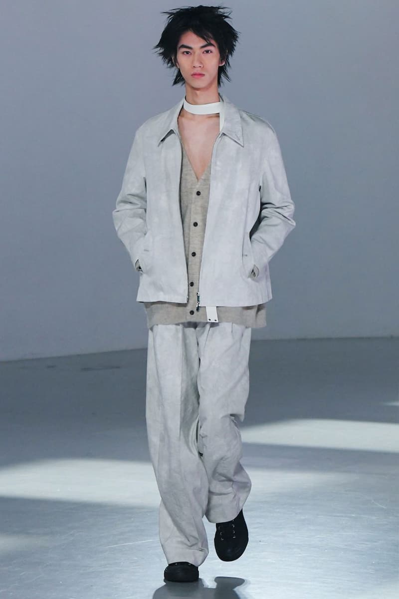 ATTACHMENT FW22 Tailoring runway collection japan  Mitsuki Enomoto robert ryman