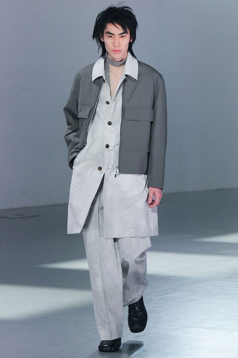 ATTACHMENT FW22 Tailoring runway collection japan  Mitsuki Enomoto robert ryman