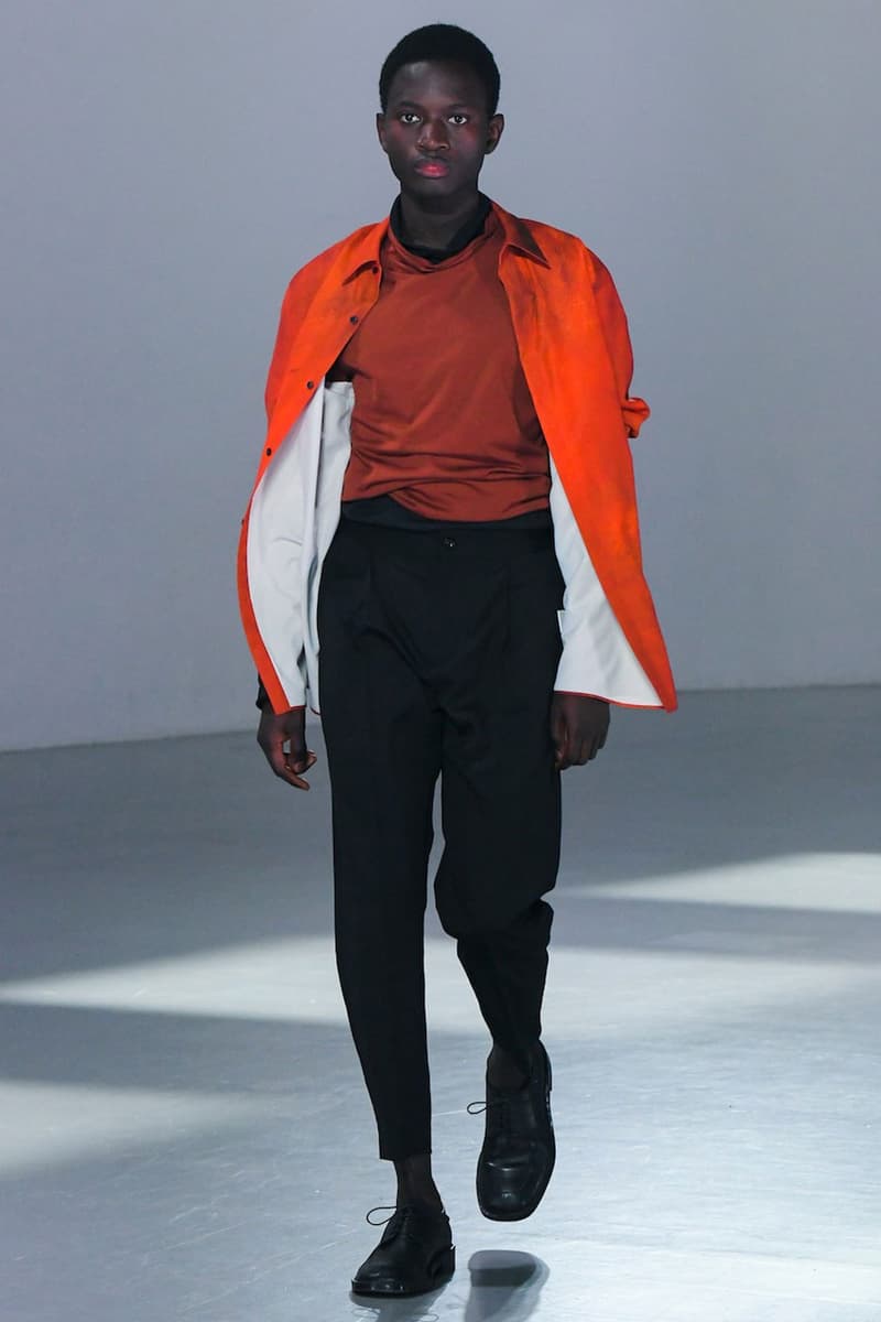 ATTACHMENT FW22 Tailoring runway collection japan  Mitsuki Enomoto robert ryman