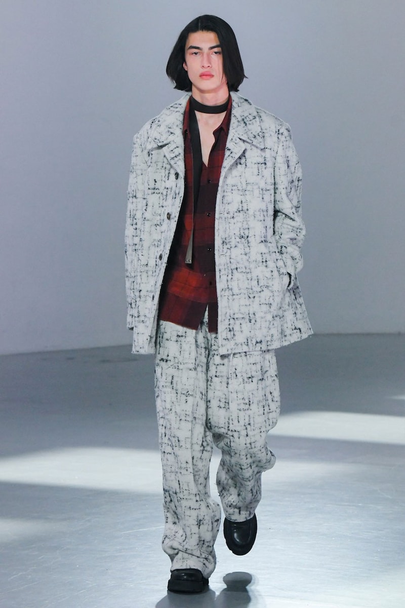 ATTACHMENT FW22 Tailoring runway collection japan  Mitsuki Enomoto robert ryman