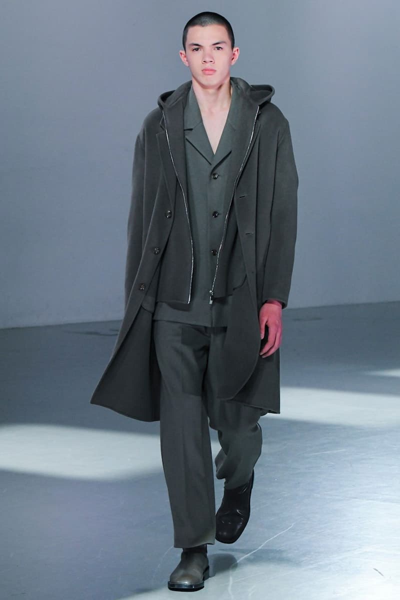 ATTACHMENT FW22 Tailoring runway collection japan  Mitsuki Enomoto robert ryman