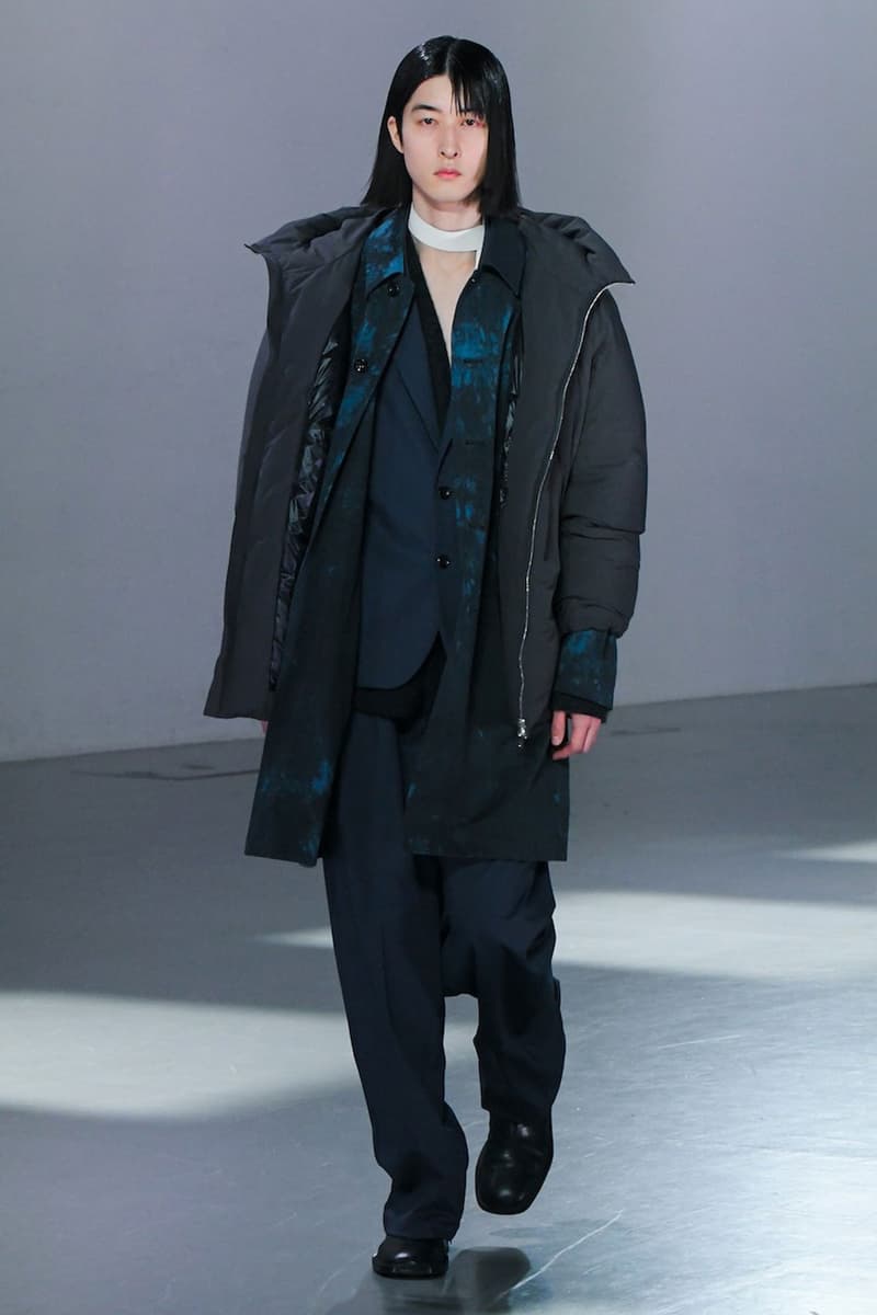 ATTACHMENT FW22 Tailoring runway collection japan  Mitsuki Enomoto robert ryman