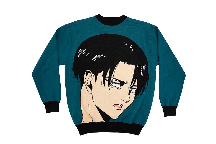 attack on titan captain Levi Ackerman knitted sweater goodsmile company release humanity's strongest soldier anime manga 
