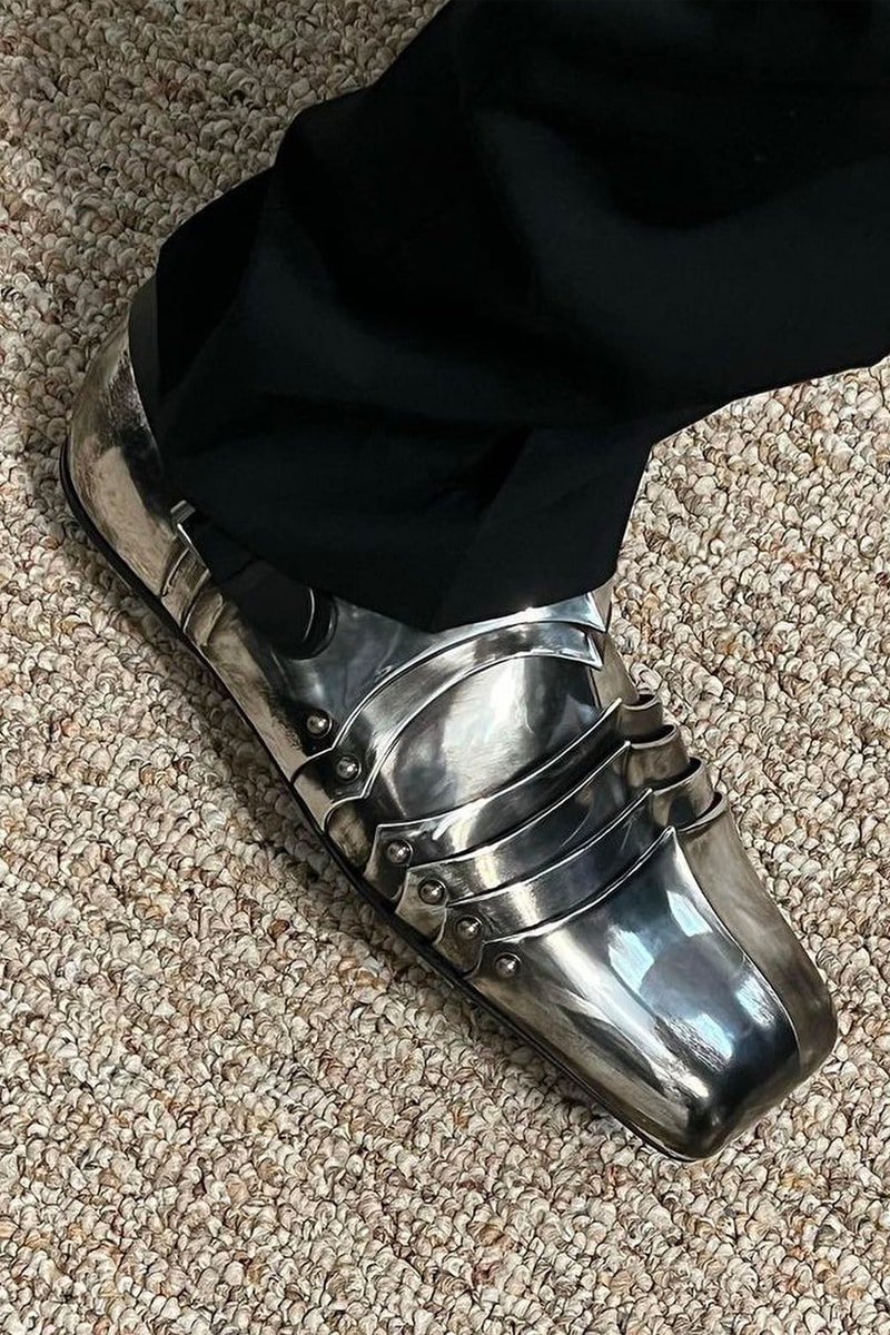 Balenciaga Chevalier Derby Fall 2021 Runway Show Collection Shoe Medieval Demna HYPEBEAST Kicks Closer First Look