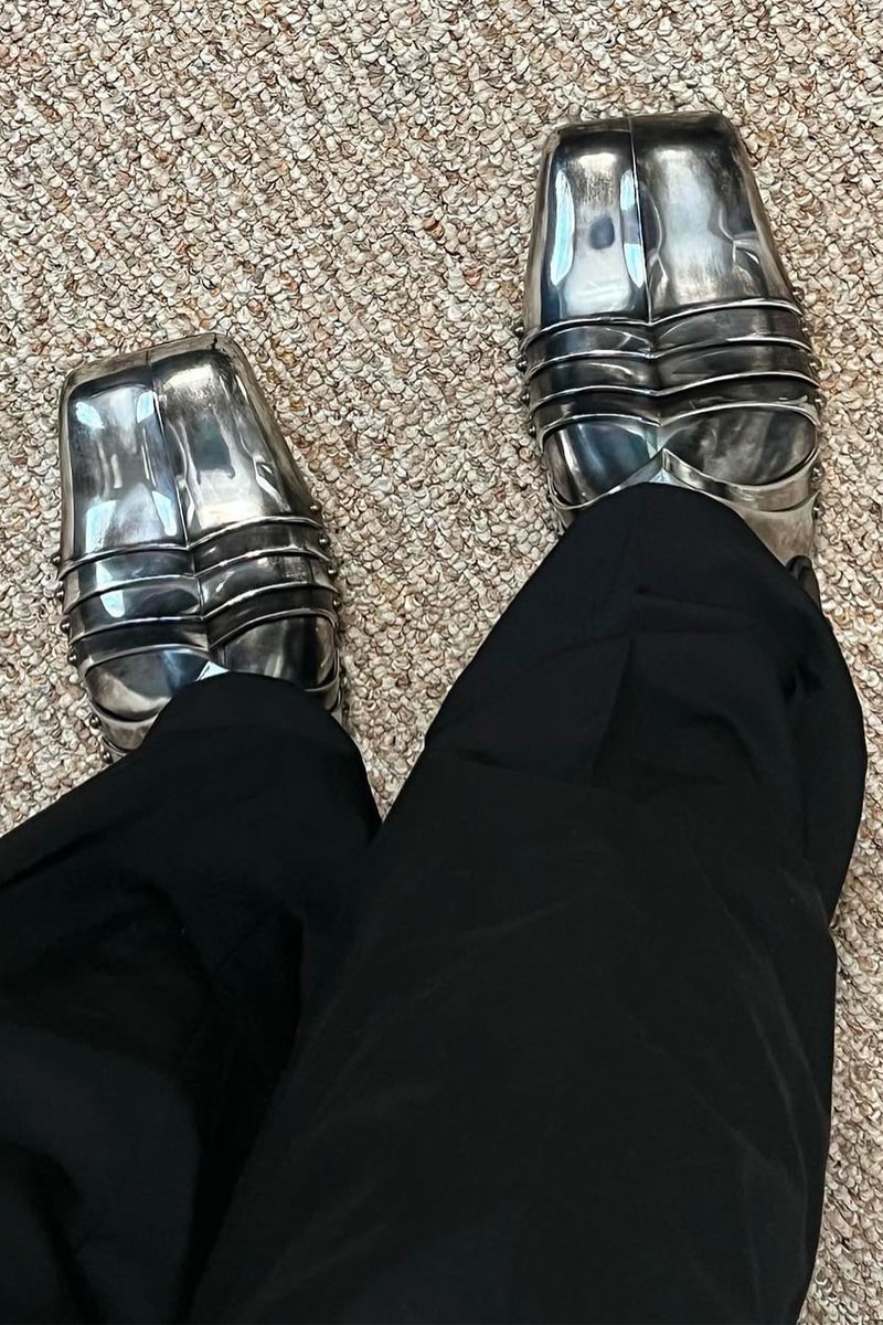 Balenciaga Chevalier Derby Fall 2021 Runway Show Collection Shoe Medieval Demna HYPEBEAST Kicks Closer First Look
