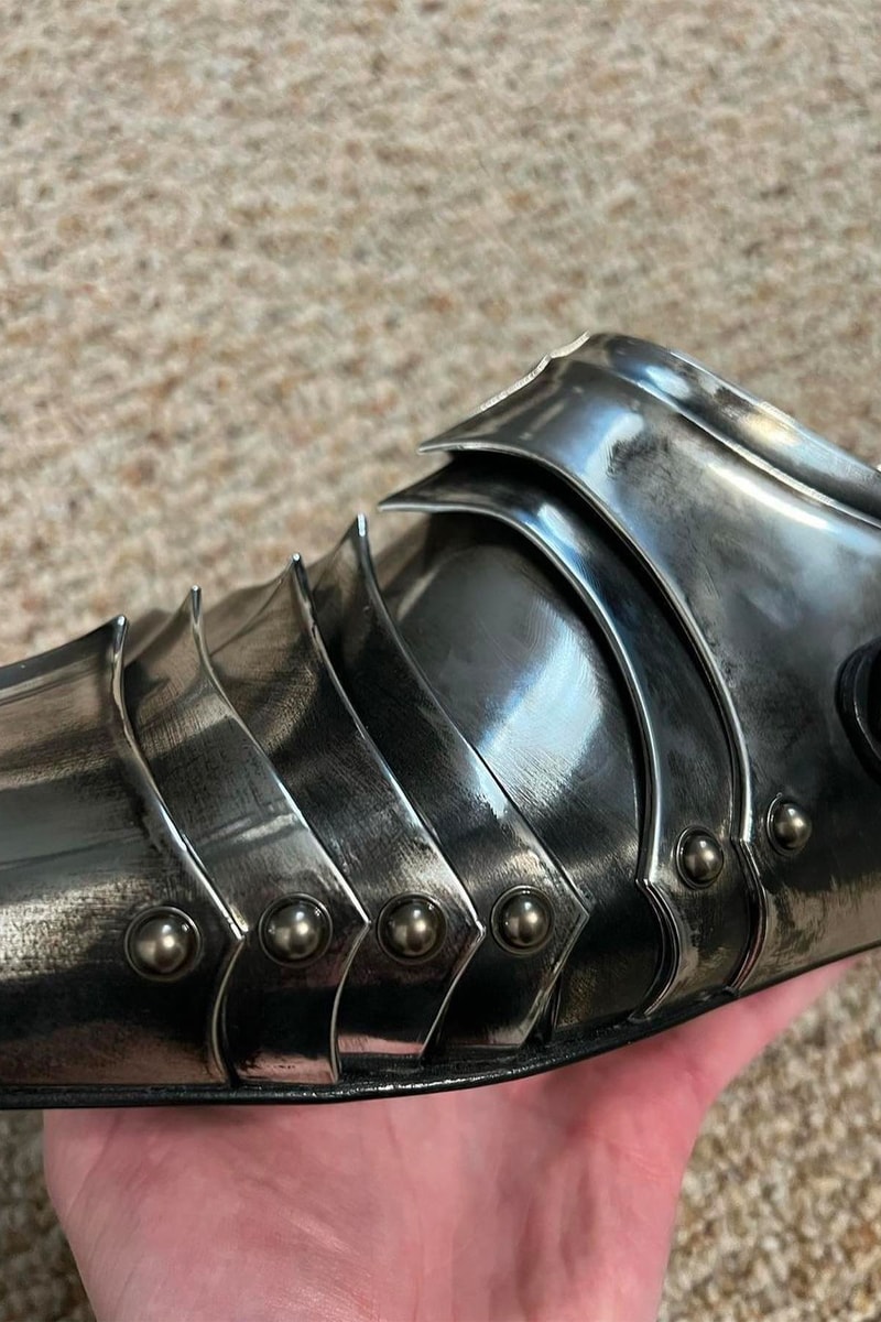 Balenciaga Chevalier Derby Fall 2021 Runway Show Collection Shoe Medieval Demna HYPEBEAST Kicks Closer First Look