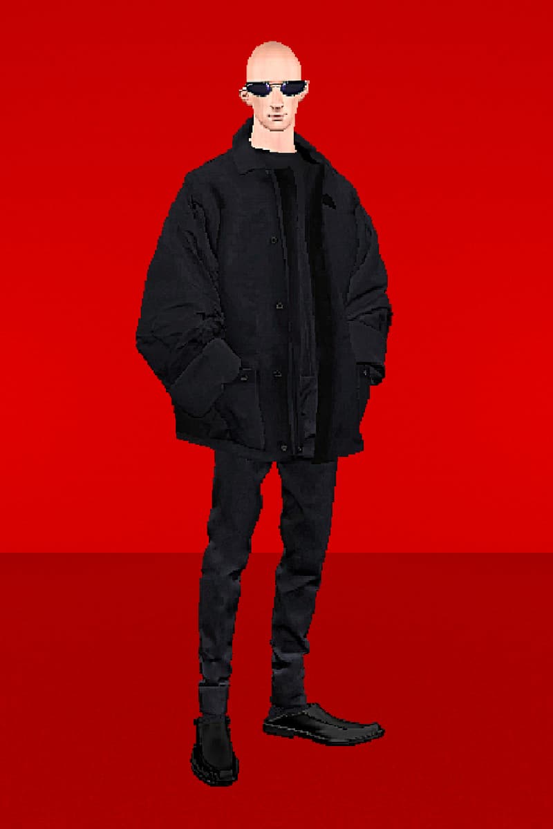 Balenciaga Spring/Summer 2022 SS22 Collection Runway Red Carpet Campaign CGI Claudia Mate 3D Avatars XX Triplet Cagole Hourglass Demna Gvasalia