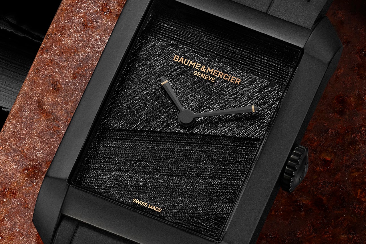 Limited Edition Baume & Mercier Hampton Plays With Light To Mark Outrenoir Paintings of Pierre Soulages