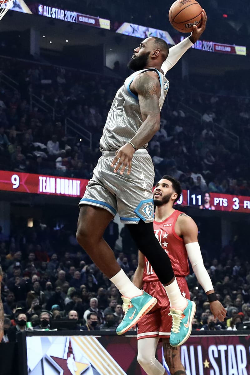 Poll: Which Player Wore the Best Sneakers in the 2022 NBA All-Star Game? Jarrett Allen Giannis Antetokounmpo Lamelo ball devin booker jimmy butler steph curry demar derozanluka doncic joel embiid darius garlandrudy gobertlebron james nikola jokic zach lavine khris midleton ja morant dejounte murray chris paul jayson tatum karl-anthony towns fred vanvleet andrew wiggins trae young adidas nike li-ning cleveland ohio