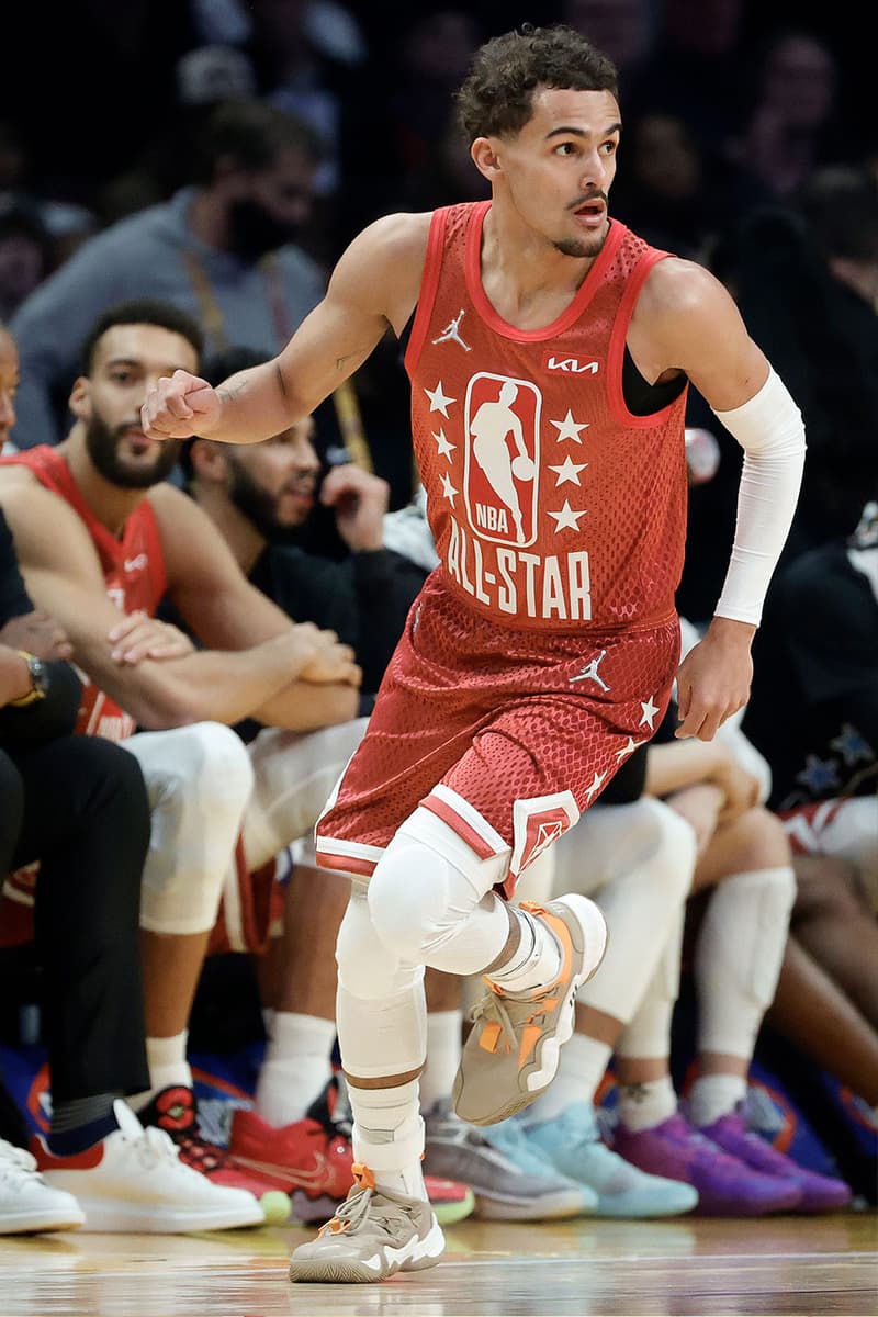 Poll: Which Player Wore the Best Sneakers in the 2022 NBA All-Star Game? Jarrett Allen Giannis Antetokounmpo Lamelo ball devin booker jimmy butler steph curry demar derozanluka doncic joel embiid darius garlandrudy gobertlebron james nikola jokic zach lavine khris midleton ja morant dejounte murray chris paul jayson tatum karl-anthony towns fred vanvleet andrew wiggins trae young adidas nike li-ning cleveland ohio