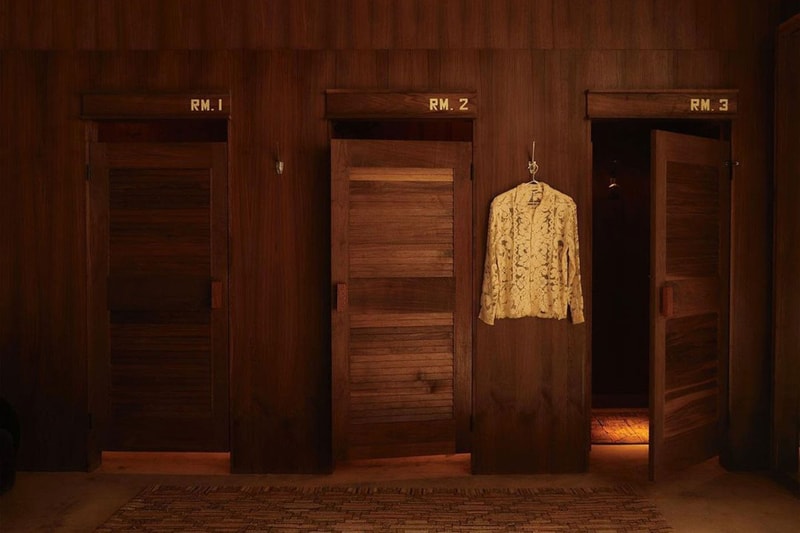 Take an Inside Look at Bode New Melrose Avenue Store 7007 Green River Project LLC emily adams bode aaron aujla walnut retro wood opening images