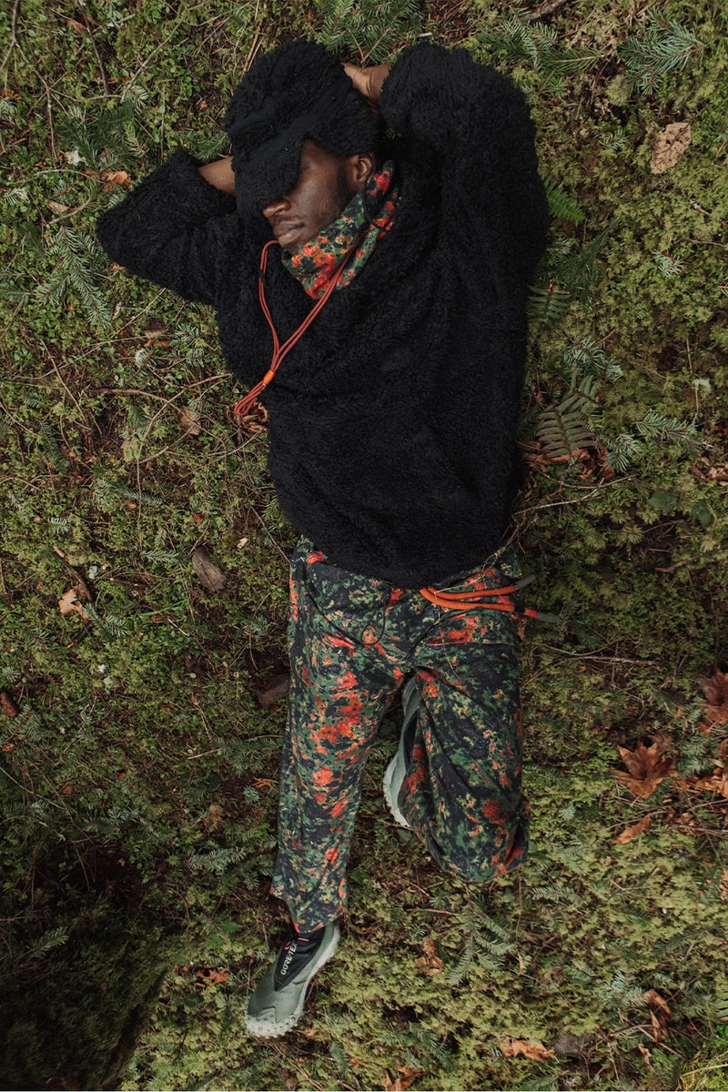 18 East Bodega Collection collaboration apparel leaf parka forest green t shirt tactical vest release info Buy Price