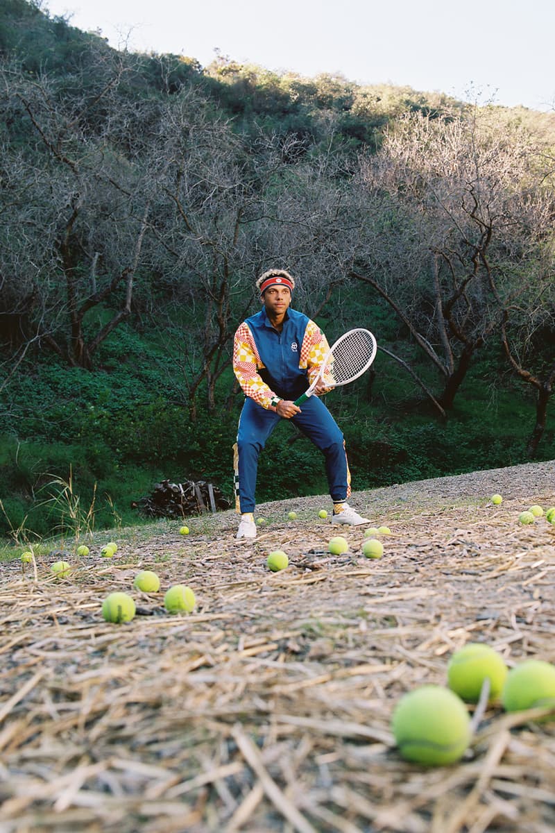 Brain Dead x Sergio Tacchini Collaboration Info release tennis tracksuits head bands on court