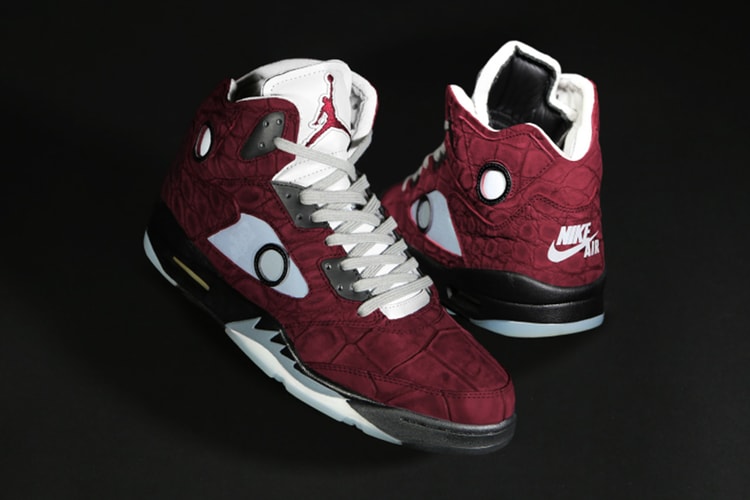 Ceeze Reveals Limited Run of Bespoke “Burgundy” Air Jordan 5
