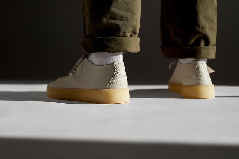 clarks desert trek cup boot white suede details aphrodite release information