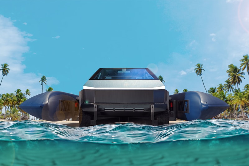 Tesla Cybertruck Catamaran electric vehicles Anthony Diamond tswlm electric vehicles hydrofoils