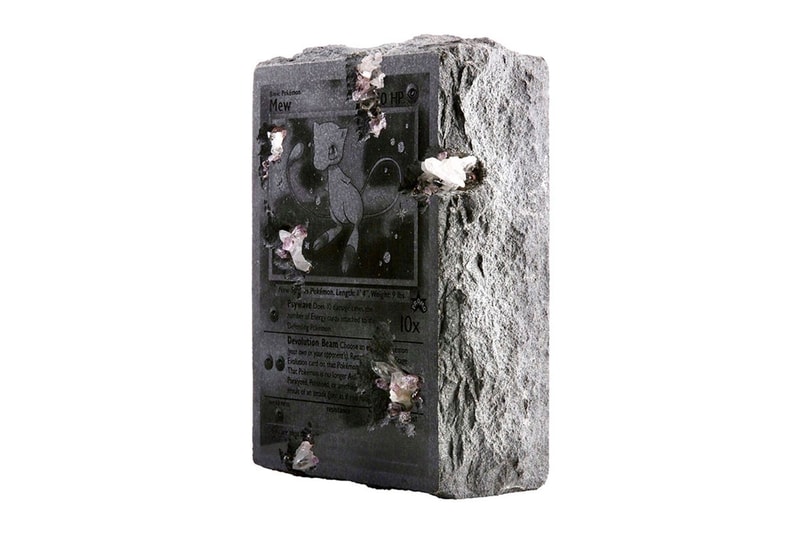 Daniel Arsham x EYEFUNNY OBJECTS Crystallized Pokémon Mew Card NANZUKA 2G "A Ripple in Time" Exhibition