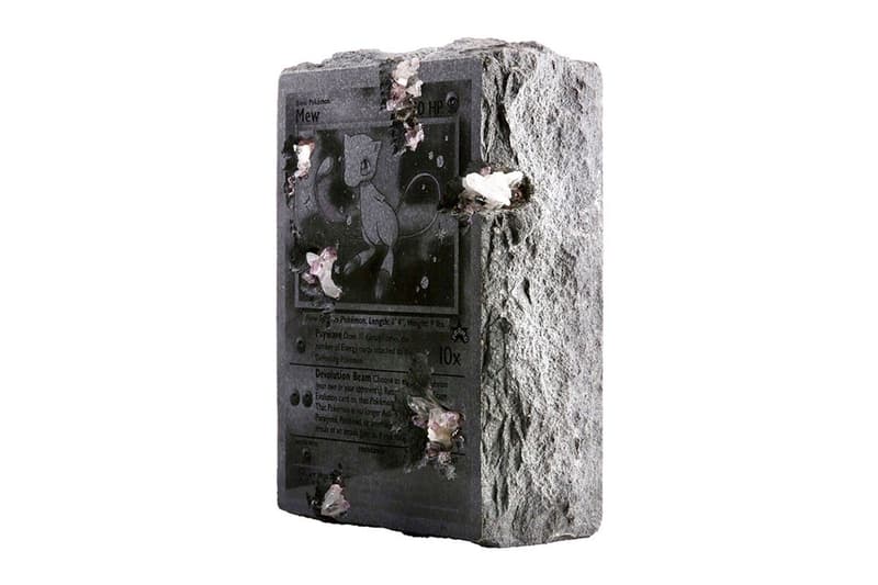 Daniel Arsham x EYEFUNNY OBJECTS Crystallized Pokémon Mew Card NANZUKA 2G "A Ripple in Time" Exhibition