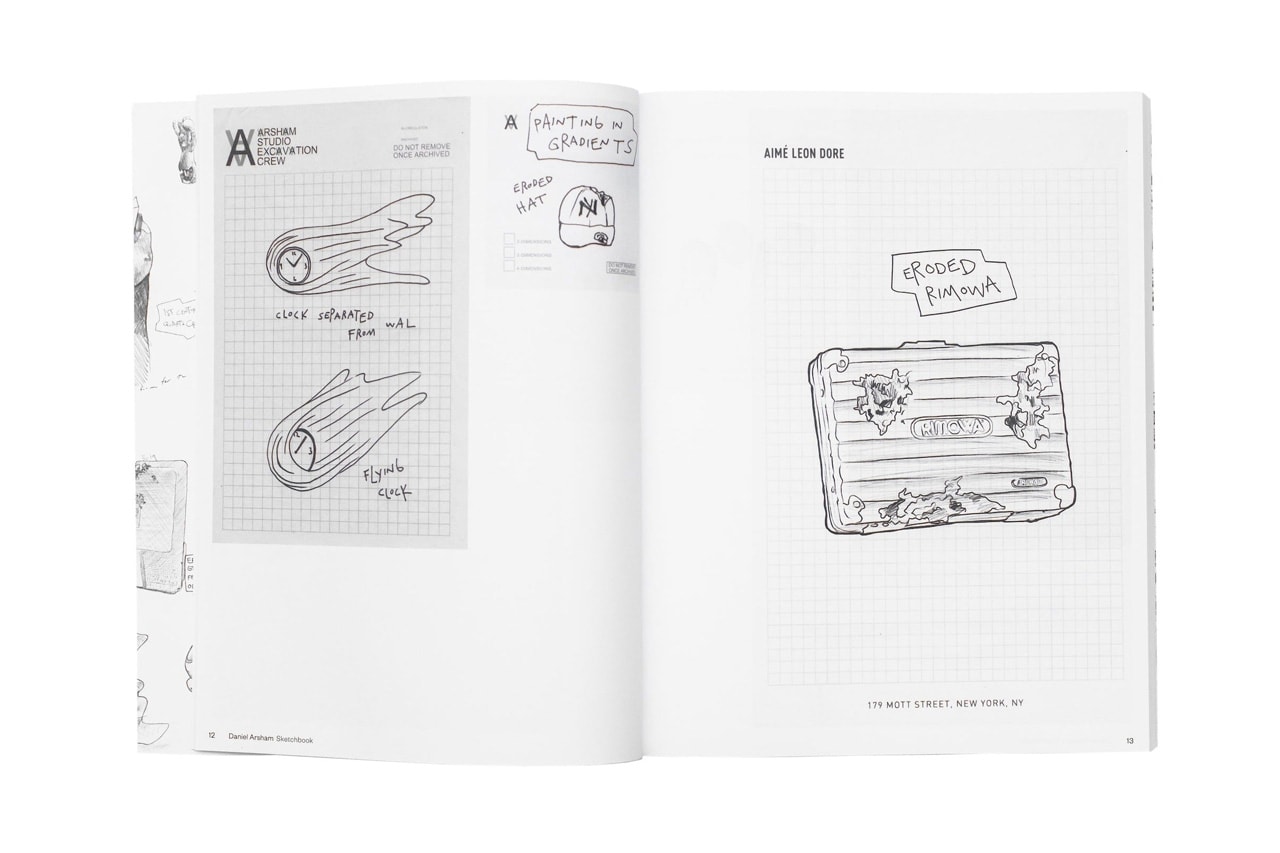 Daniel Arsham 'SKETCHBOOK' No More Rulers Art Drawing