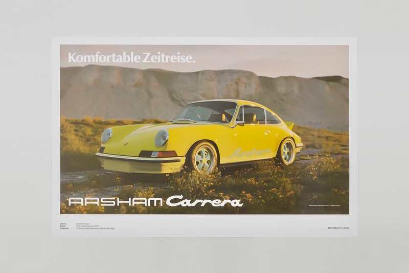 Daniel Arsham's Fictional Advertisements Offset Prints "Turning Wrenches" 2022