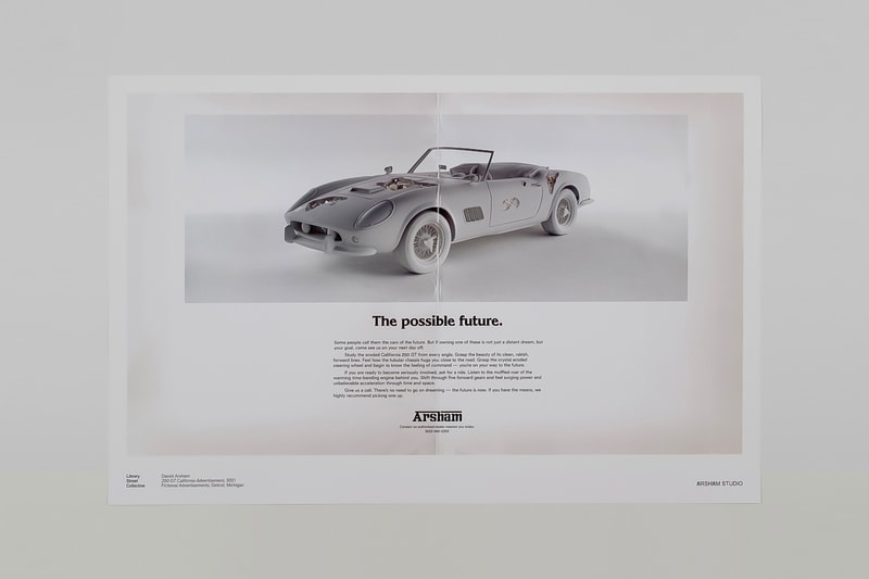 Daniel Arsham's Fictional Advertisements Offset Prints "Turning Wrenches" 2022