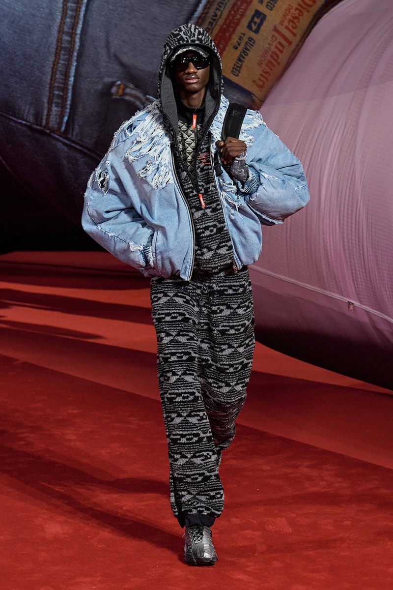 Diesel Fall/Winter 2022 Runway Show Glenn Martens Milan Fashion Week Autumn Winter FW22 