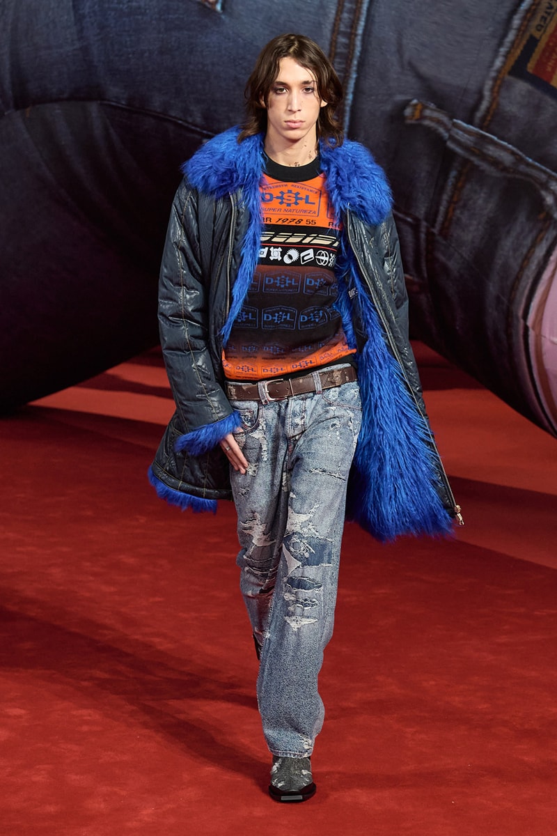 Diesel Fall/Winter 2022 Runway Show Glenn Martens Milan Fashion Week Autumn Winter FW22 