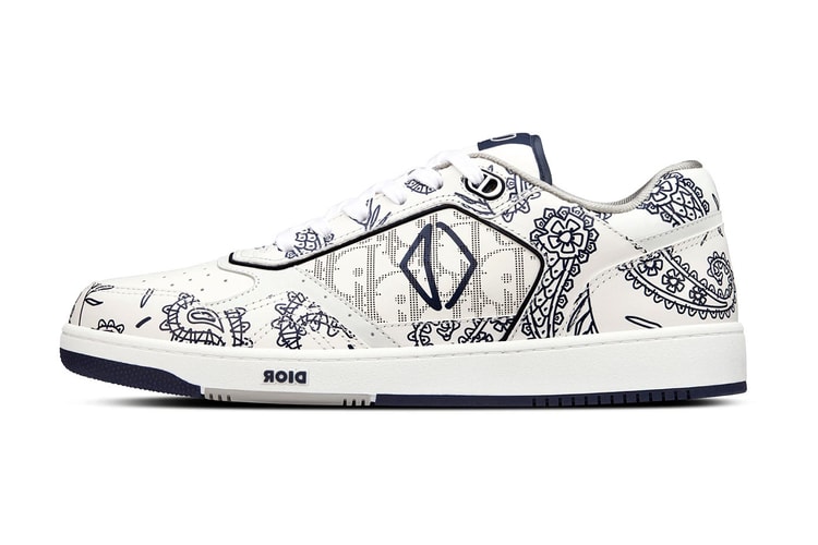 Dior Unveils Paisley-Print B27 Low-Tops for SS22
