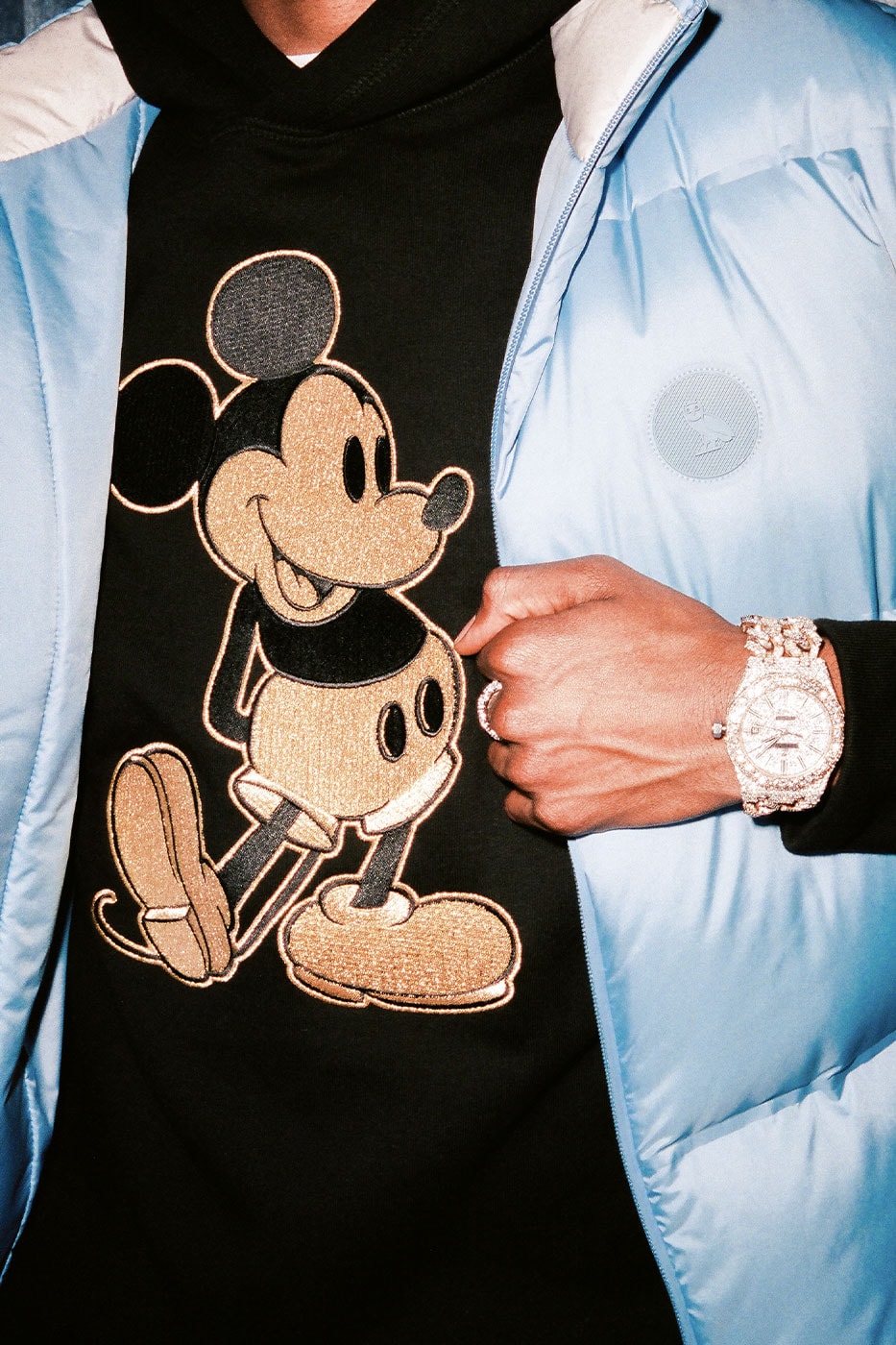 Disney Drake OVO SS22 Collab lookbook october's very own og disney characters mickey mouse donald duck goofy christian combs