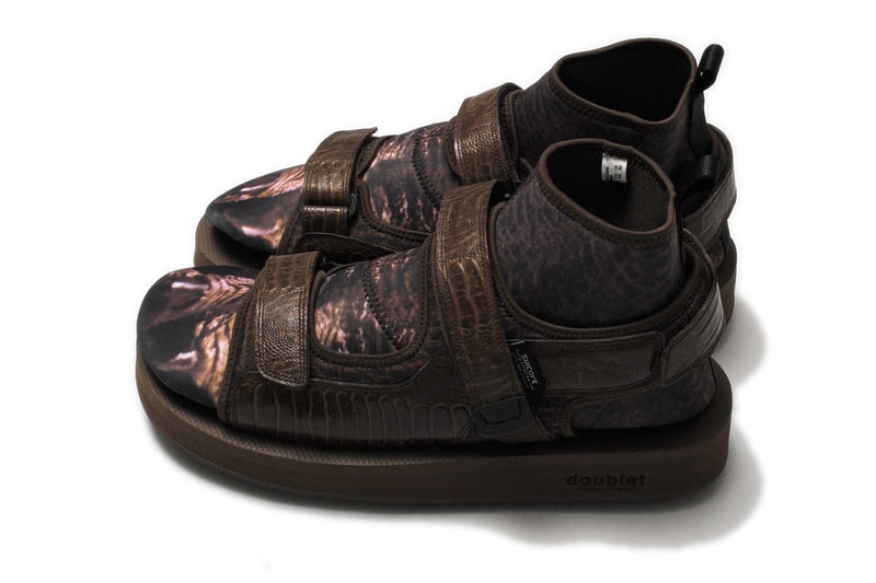 doublet Suicoke Collaboration animal motif leopard dinosaur reptile print Date Buy Price