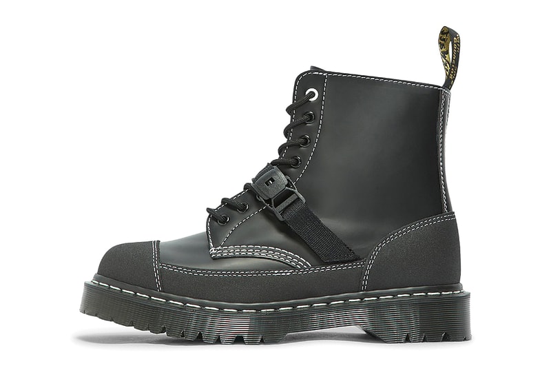 Dr. Martens 1460 1461 Tech Shoe Boot Black Leather Suede Webbing Nylon Buckle Release Information Drop Date Fall Winter 2021
