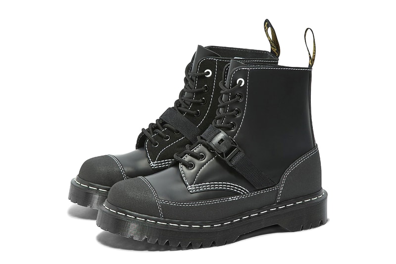 Dr. Martens 1460 1461 Tech Shoe Boot Black Leather Suede Webbing Nylon Buckle Release Information Drop Date Fall Winter 2021
