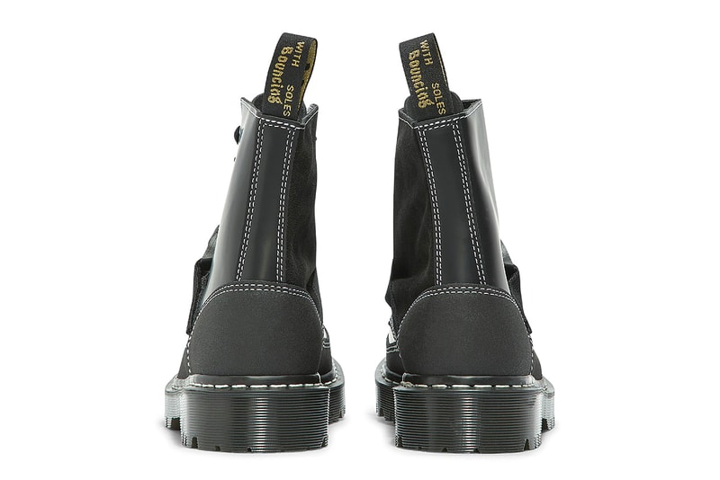 Dr. Martens 1460 1461 Tech Shoe Boot Black Leather Suede Webbing Nylon Buckle Release Information Drop Date Fall Winter 2021