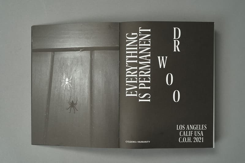 Citizens of Humanity Dr. Woo coffe table book Everything is permanent black brian roettinger perron roettinger mark mahoney single needle black grey zoe kravitz release info book tour price