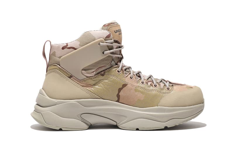 UNDERCOVER’s New Work Boot Has Arrived in Beige new york ny nyc camo camouflage shoes boot